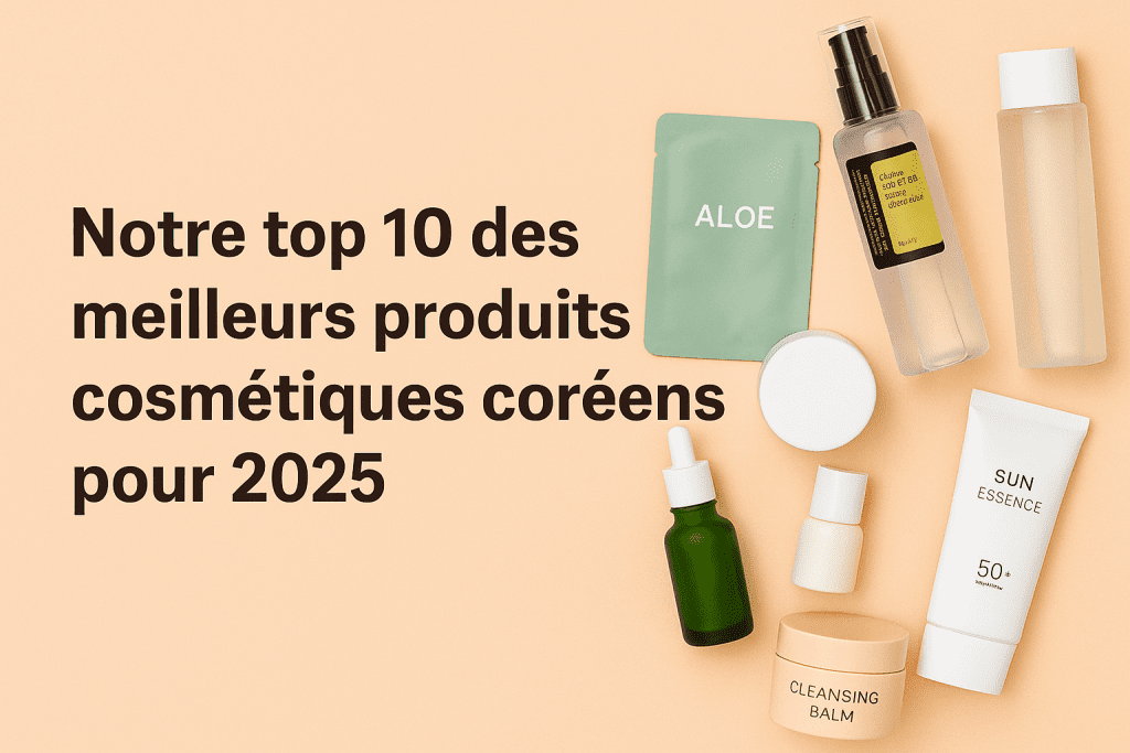 Top 10 produits cosmétiques coréens 2025